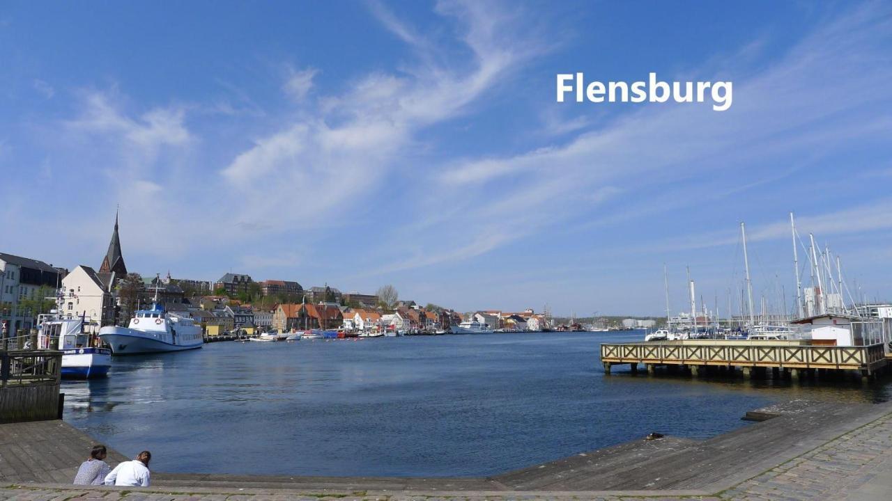 Seeblick I - Geraeumige 90Qm - Ganzes Haus - 50M Zum Naturstrand - Mit Terrasse Und Grossem Garten - Kueche Neu Glücksburg Exterior foto